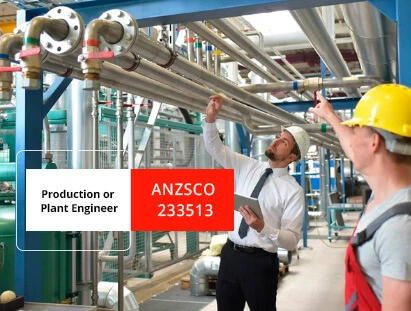 product or plant engineer anzsco